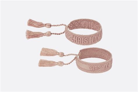 dior parelketting|dior pastel pink bracelet.